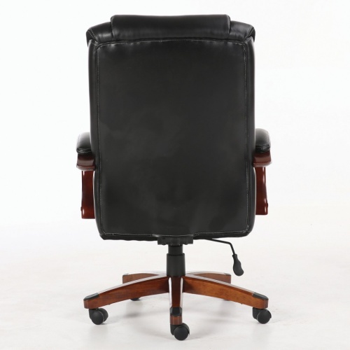 Кресло руководителя Brabix Premium Magnum EX-701 дерево/кожа, черное 531827 фото 7